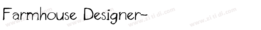Farmhouse Designer字体转换